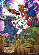 Digimon Xros Wars promo art